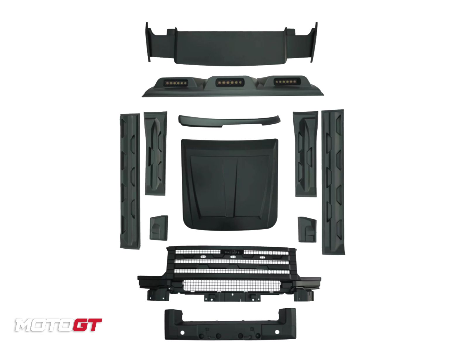 JETOUR T2  MATT BLACK BODY KIT